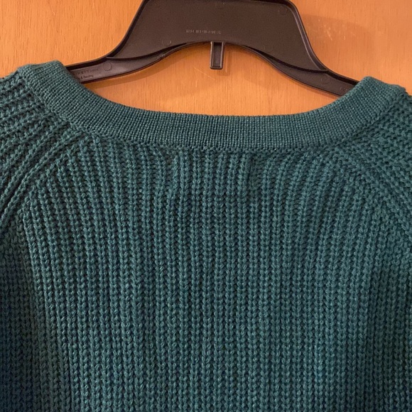 SEEK The Label Punk Rock Deconstructed Pullover Sweater Teal Size Medium - Picture 12 of 13